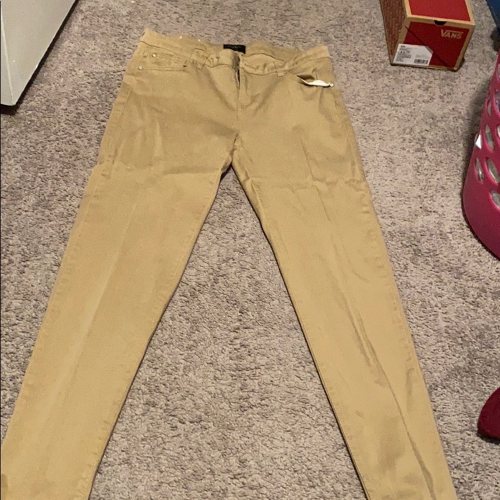 skinny jeans khaki